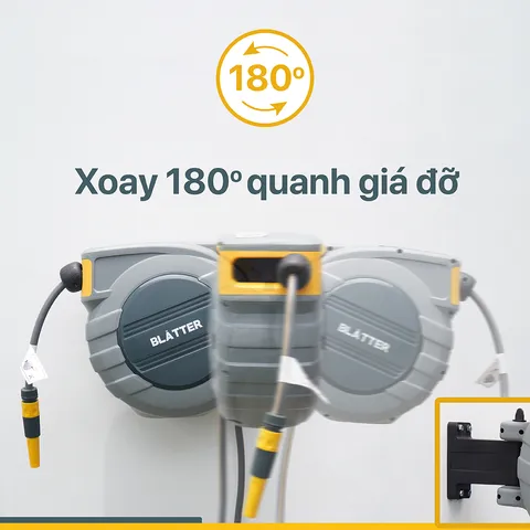 Bộ vòi tưới cây dây rút tự động 10 mét Blatter 25010