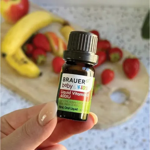 Brauer Baby & Kids Liquid Vitamin D3 400 IU |10 mL| dạng giọt - Nâng cao hệ miễn dịch & Tăng cường sức khỏe cho tổ chức cơ/xương [S/P Chuẩn Úc]