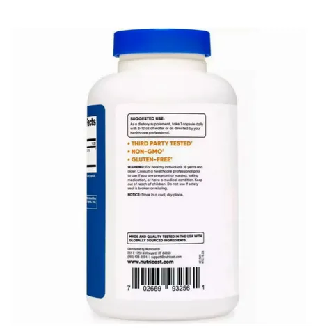 Viên uống Nutricost Milk Thistle 1000 mg |240 viên| Giải độc gan - Tăng cường chức năng gan & Hỗ trợ cho tiêu hóa [S/P Chuẩn Mỹ]