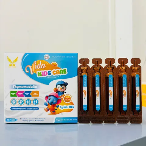 Siro hỗ trợ tiêu hóa ăn ngon cho bé VIDA KIDS CARE