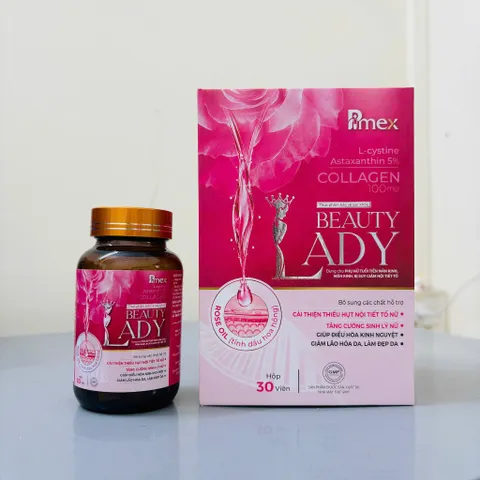 Viên thảoo dượcc quý cải thiện làn da và nội tiết tố nữ BEAUTY LADY