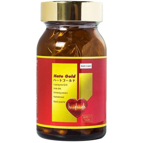 Viên uống hỗ trợ tim mạch, bổ sung các chất chống oxi hóa cho cơ thể Hato Gold Jpanwell (60 viên)