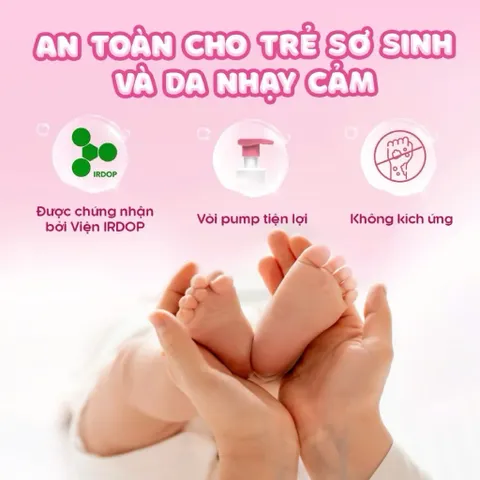 Dung dịch vệ sinh Ph Balance Baby cho bé trước tuổi dậy thì giúp khử mùi,giảm ngứa làm mềm và giữ ẩm