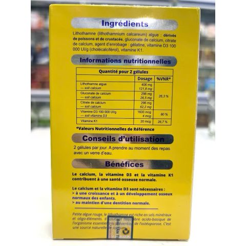 [HÀNG CHÍNH HÃNG] Canxi hữu cơ từ tảo biển hộp 30 viên cho bà bầu và sau sinh