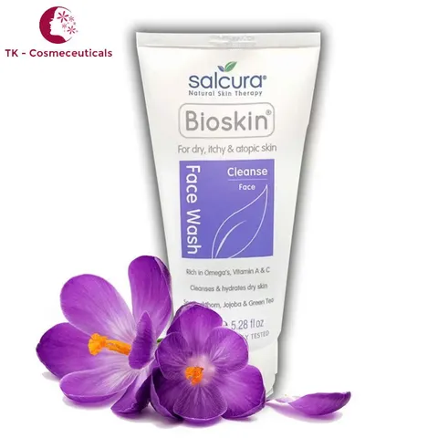 (CHÍNH HÃNG) Sữa Rửa Mặt Salcura Bioskin Face Cleanser Chiết Xuất Thiên Nhiên Cho Mọi Loại Da - 150ml