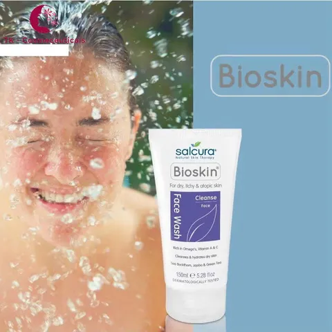 (CHÍNH HÃNG) Sữa Rửa Mặt Salcura Bioskin Face Cleanser Chiết Xuất Thiên Nhiên Cho Mọi Loại Da - 150ml