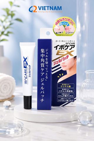 Tuýp gel bôi mụn cóc, tăng sừng Ipocare EX Gel, tuýp 25g - Hỗ trợ làm mềm nốt sừng | Brain Cosmos Nhật Bản