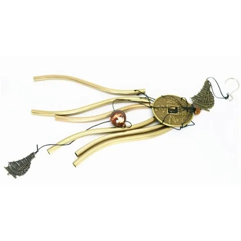 Chuông gió bằng kim loại, Mã TQ020, TK1765, dài 55 cm, dùng trang trí nhà ở, sân vườn, chất liệu hợp kim nhôm tĩnh điện, hiệu qianqian, nxs Yiwu Xiuhuang E-commerce Firm, năm sx 2026, mới 100%