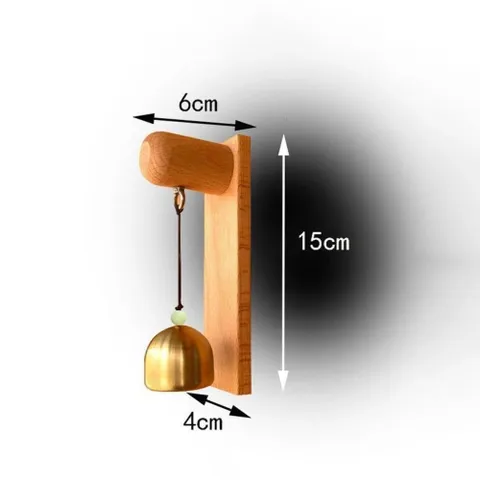 Chuông Gió Gỗ Treo Cửa Chuông cửa, chuông báo khách trang trí nhà cửa, văn phòng decor 791841