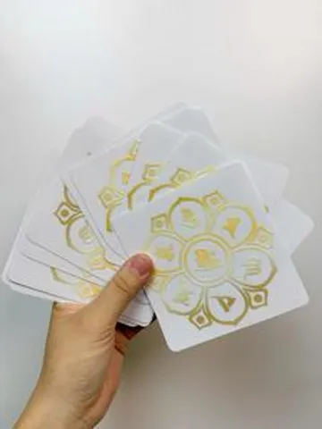 Miếng dán Omani batmihum - Đường kính 10 cm, trang trí lá gió, sổ chép kinh - In Decan