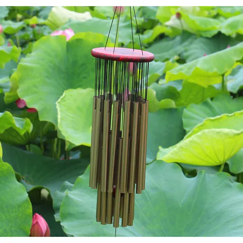 Chuông gió phong thuỷ , chuông gió 20 thanh kim loại âm thanh dễ nghe, mang lại may mắn, hóa giải sát khí 791864