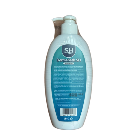 Sữa Tắm Dermabath SH Body Wash Làm Sạch Da Dịu Nhẹ Cho Bé, Dưỡng Da Hạn Chế Rôm Sảy - 350ml