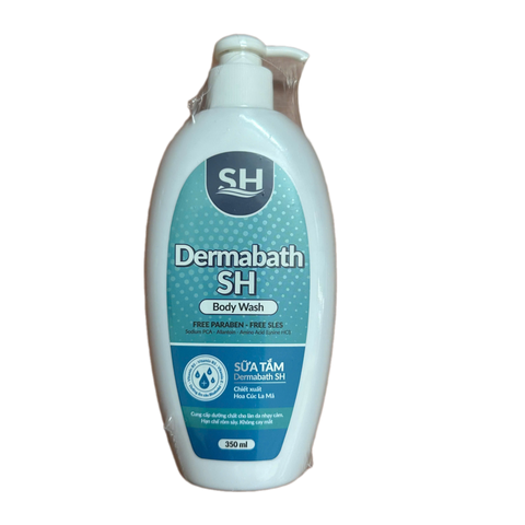 Sữa Tắm Dermabath SH Body Wash Làm Sạch Da Dịu Nhẹ Cho Bé, Dưỡng Da Hạn Chế Rôm Sảy - 350ml