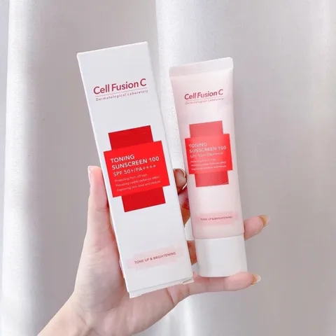 Kem Chống Nắng Cell Fusion C Màu Hồng Nâng Tone 50ml 792733