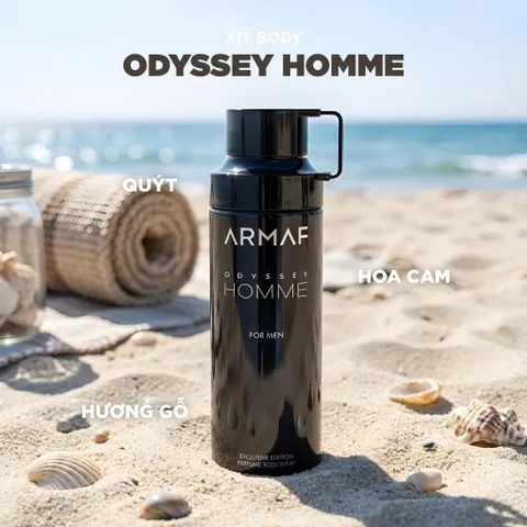 Xịt thơm Body Armaf Odyssey Spectra Perfume 200ml ấm áp cuốn hút unisex Nam nữ đều xài được 792739