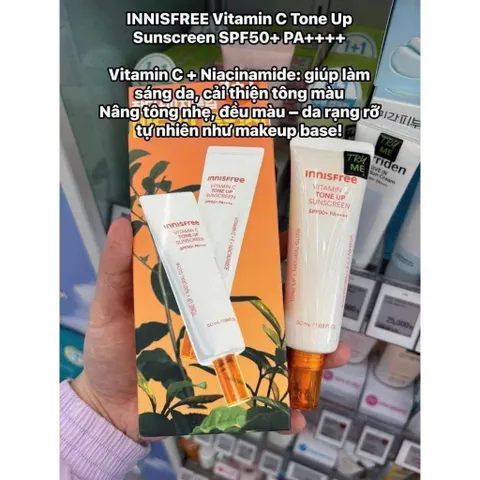 Kem Chống Nắng Nâng Tông innisfree Vitamin C Tone Up Sunscreen SPF50+ PA++++ 50ml 792761