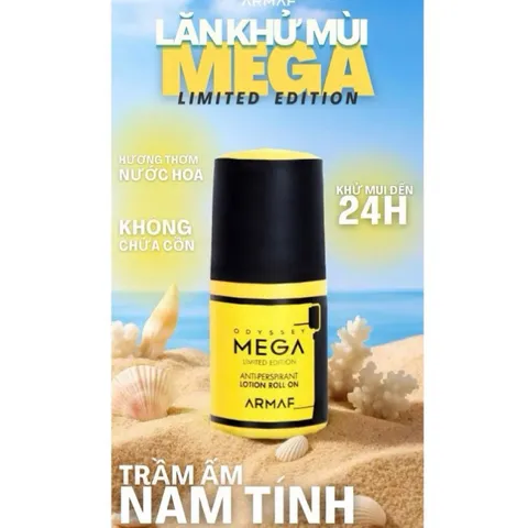 Chính hãng -Lăn khử mùi Armaf Odyssey Mega Limited Edition Thơm mát dễ chịu 792964