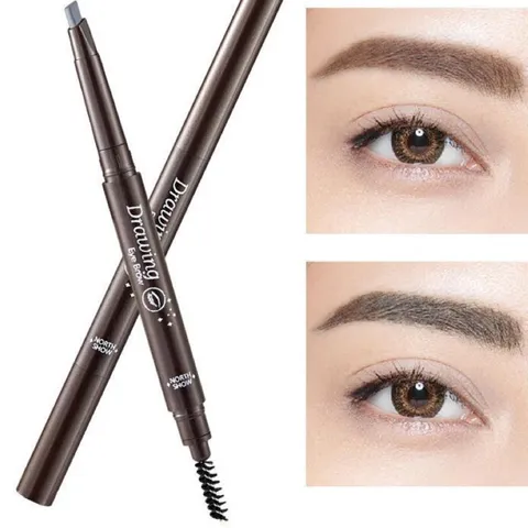HOT Chì Kẻ Mày Drawing Color Geometry Eyebrow hai đầu chống hút nước 792969