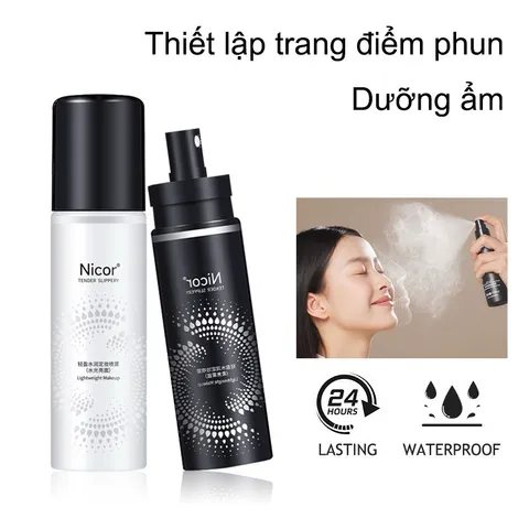 Xịt Khoáng Cố Định Lớp Trang Điểm Dưỡng Ẩm Kiềm Dầu Lâu Trôi 100ml Chai Xịt Khóa Lớp Trang Điểm Dưỡng HZMBB 793019