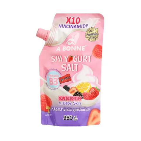 Muối tắm sữa bò, tẩy tế bào chết body muối bò A Bonne trắng sáng mềm da dưỡng ẩm Spa Milk Salt Thái Lan 350gr 793033