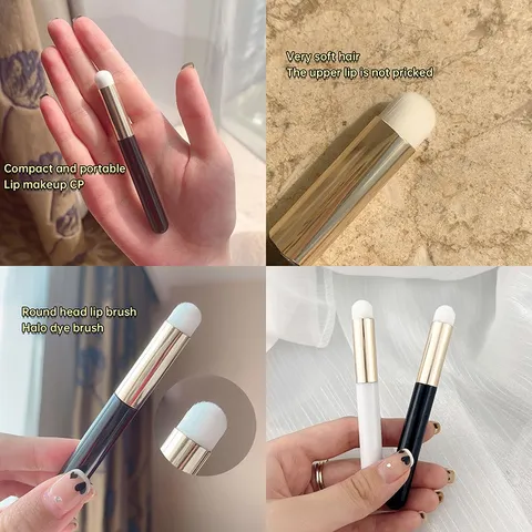 HOT Cọ make up Tô son make up môi Đầu Tròn Không Nhòe Mini Tiện Dụng 793064