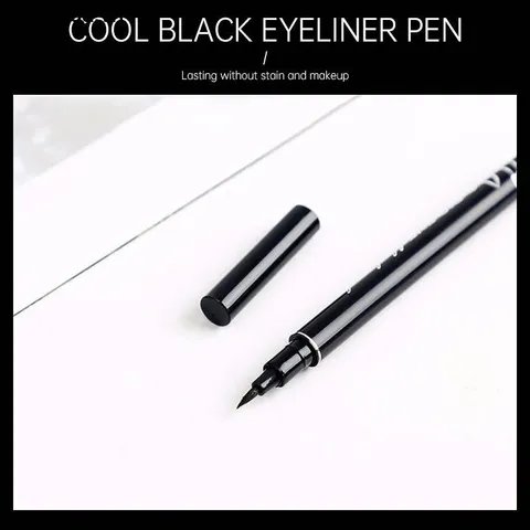 HOT Bút Kẻ Mắt Dạng Lỏng black color Nhanh Khô Chống giột nước Lâu Trôi make up Mượt Mà 793374