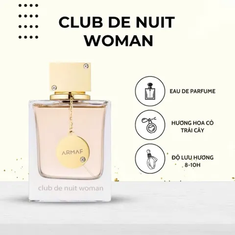 Sữa tắm/ Nước hoa/ Lăn nách Club De Nuit Woman Eau de Parfum (EDP) 793425