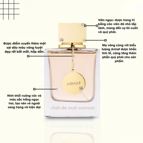 Sữa tắm/ Nước hoa/ Lăn nách Club De Nuit Woman Eau de Parfum (EDP) 793425