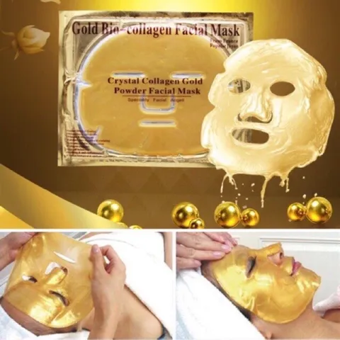 Combo 10 Mặt nạ collagen vàng với chiết xuất collagen giúp dưỡng da và cung cấp collagen cho da 793480