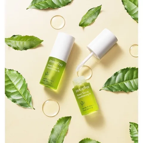 Dầu Dưỡng Môi Giúp Cải Thiện Và Phục Hồi Tình Trạng Môi Khô, Nẻ innisfree Green Tea Lip Conditioning Oil 793485
