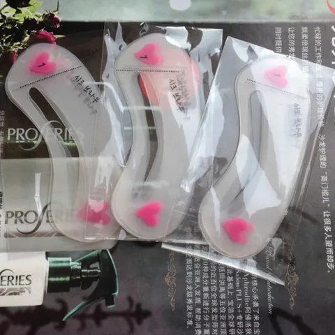 Set 2 Khuôn kẻ chân mày tiện tích Mini Brow Class bộ 3 kiểu 793491