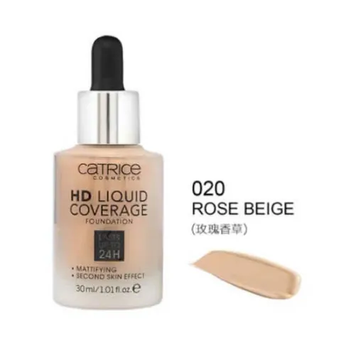 (CHÍNH HÃNG) Kem Nền Catrice FM1-2306-33 HD Liquid Coverage Kiềm Dầu 30ml 793498