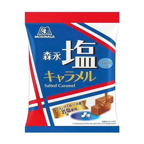 Kẹo Caramel Muối Morinaga Nhật Bản, sản phẩm kết hợp vị ngọt béo của sữa Hokkaido với vị mặn nhẹ từ muối biển, tạo nên hương vị đậm đà, không ngấy và dễ tan trong miệng