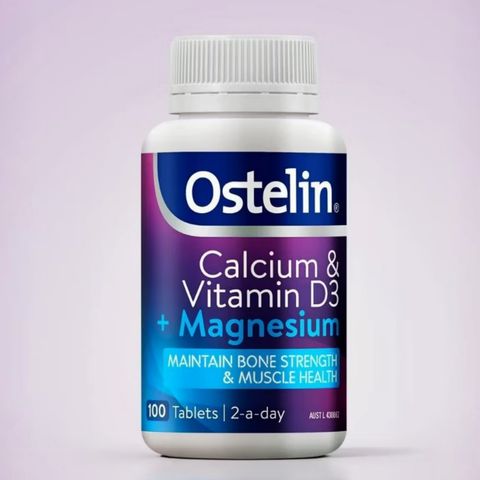 Viên uống Ostelin Calcium & Vitamin D3 + Magnesium |100 viên| Xây dựng duy trì cấu trúc xương & Củng cố mật độ xương [S/P Chuẩn Úc]
