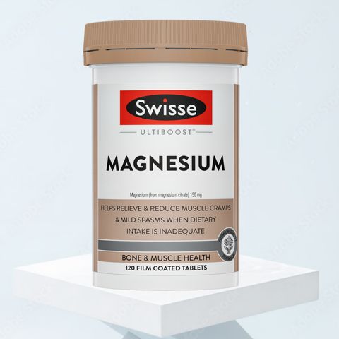 Viên uống Swisse Ultiboost Magnesium |120 & 200 viên| Hỗ trợ thư giãn cơ - Hạn chế đau nhức & mệt mỏi khi vận động nặng [S/P Chuẩn Úc]