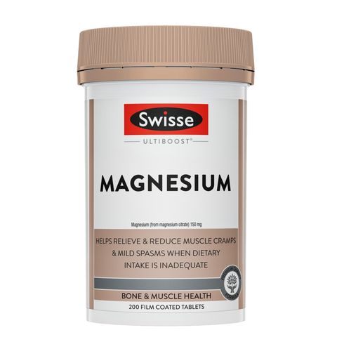 Viên uống Swisse Ultiboost Magnesium |120 & 200 viên| Hỗ trợ thư giãn cơ - Hạn chế đau nhức & mệt mỏi khi vận động nặng [S/P Chuẩn Úc]