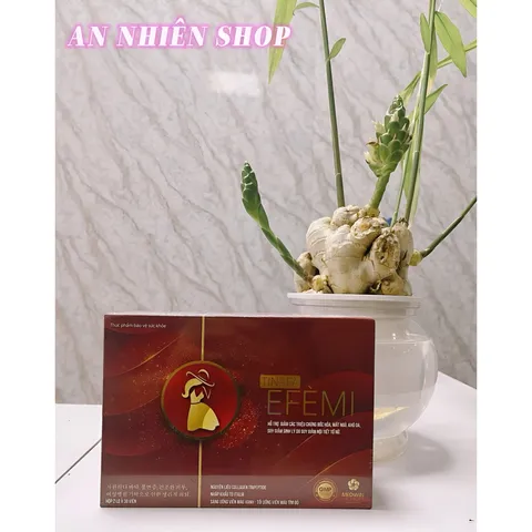 TINIFA EFÈMI hỗ trợ suy giảm nội tiết tố nữ, rối loạn kinh nguyệt - 2 lọ 60 viên