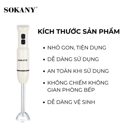 Máy Xay Cầm Tay 400W SOKANY – Sự Lựa Chọn Hoàn Hảo Cho Căn Bếp Của Bạn