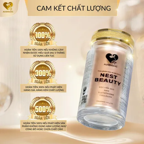 VIÊN UỐNG Nờ Mờ-Nờ 16200 HỖ TRỢ TRẺ HOÁ VÀ ĐỀU MÀU DA, GIÁM SẠM NÁM SÂU, DA CĂNG BÓNG TỰ NHIÊN -YẾN SÀO 9.000MG, Nờ Mờ-Nờ  16.200MG