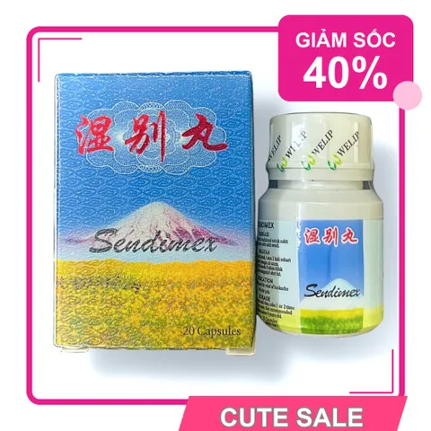 Hàng Chuẩn Cao Cấp Viên uống đau nhức xương khớp Sendimex Thấp biệt hoàn - Hỗ Trợ Giảm Đau và Phục Hồi Sức Khỏe Xương Khớp - Hộp 20 Viên Xuất Xứ Malaysia - Mã 1290 Đẳng Cấp Mẫu Mới