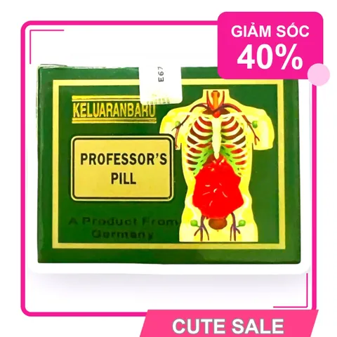 Đẳng Cấp Đẳng Cấp Viên Uống Đau Nhức Xương Khớp Xanh Professor's Pill - Hỗ Trợ Sức Khỏe Khớp Từ Malaysia, Hộp 20 Ống - Mã 1470 Đẳng Cấp Phiên Bản Mới Hàng Tuyển