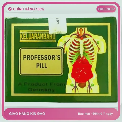 Cao Cấp Viên Nang Đau Nhức Xương Khớp Xanh Professor's Pill - Hỗ Trợ Sức Khỏe Khớp Từ Malaysia, Hộp 20 Ống - Mã 1470 Đẳng Cấp Hàng Chuẩn Hàng Chất Hàng Tuyển