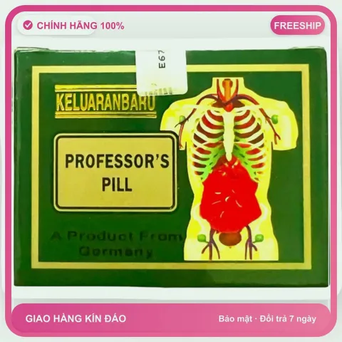 Cao Cấp Viên Nang Đau Nhức Xương Khớp Xanh Professor's Pill - Hỗ Trợ Sức Khỏe Khớp Từ Malaysia, Hộp 20 Ống - Mã 1470 Đẳng Cấp Hàng Chuẩn Hàng Chất Hàng Tuyển