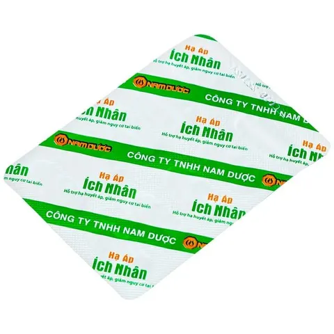 Viên hỗ trợ giảm huyết áp cao Hạ Áp Ích Nhân (4 vỉ x 10 viên)