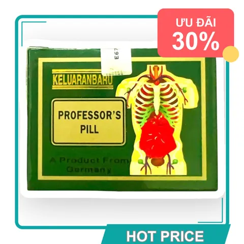 Hàng Chất Cao Cấp Dạng Viên Đau Nhức Xương Khớp Xanh Professor's Pill - Hỗ Trợ Sức Khỏe Khớp Từ Malaysia, Hộp 20 Ống - Mã 1470 Đẳng Cấp Phiên Bản Mới