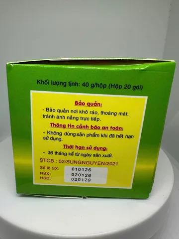 Chỉ Khái Tán Sùng Nguyên dạng bột hỗ trợ giảm ho