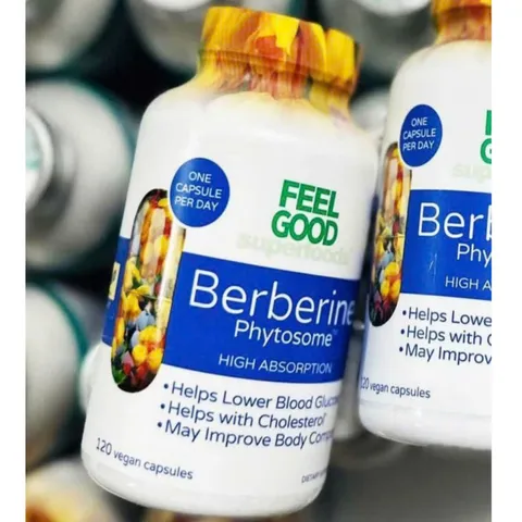 Viên uống Feel Good Berberine Phytosome High Absorption |120 viên| Hỗ trợ hạ đường huyết & Giảm mỡ máu [SP Chuẩn Mỹ]