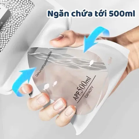 Set 2 túi hút ẩm treo tủ – giải pháp chống ẩm mốc cho mọi gia đình