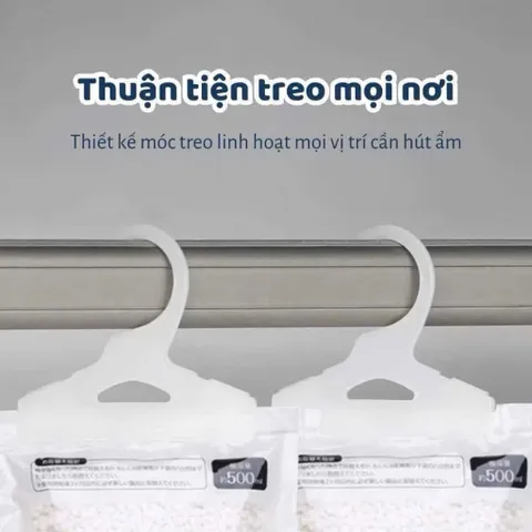Set 2 túi hút ẩm treo tủ – giải pháp chống ẩm mốc cho mọi gia đình