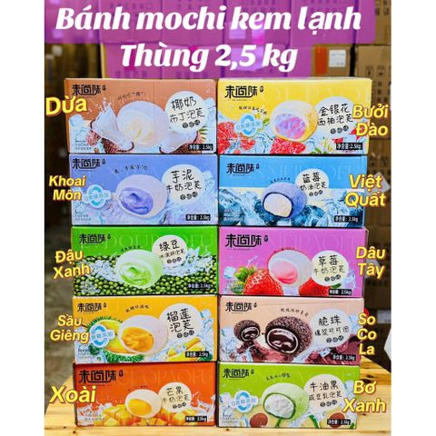 bánh mochi kem lạnh mix vị 1kg  – thơm ngon, mát lạnh, nhiều vị hấp dẫn